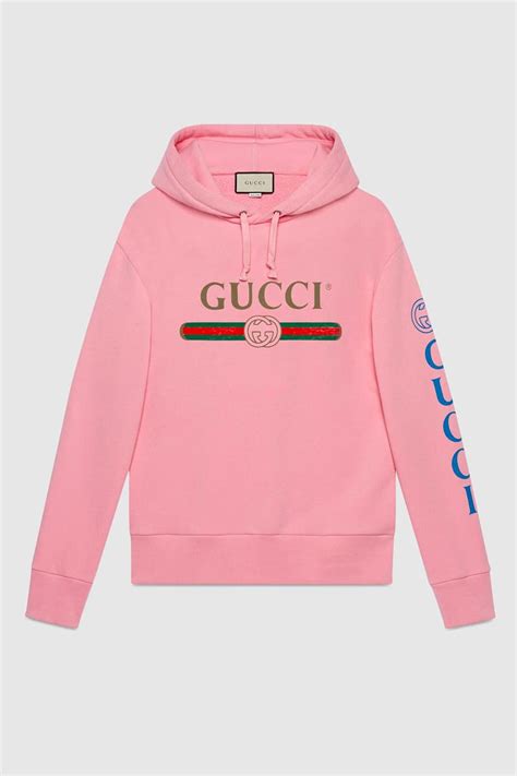 gucci hoodie pink|More.